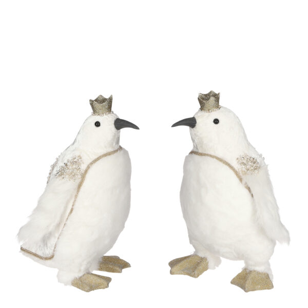 Pingviin 23x18x h31cm valge mix