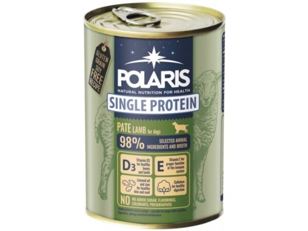 Koerakonserv Polaris monoproteiin lammas 400g
