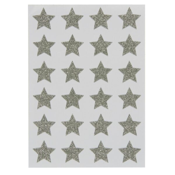 Kleepsud tähed 3x3cm 24tk/pk