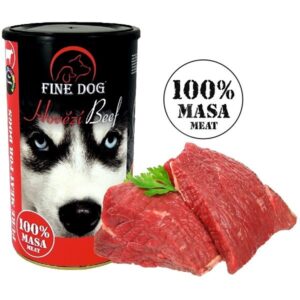 Fine Dog veisekonserv koertele 100% liha 1200g