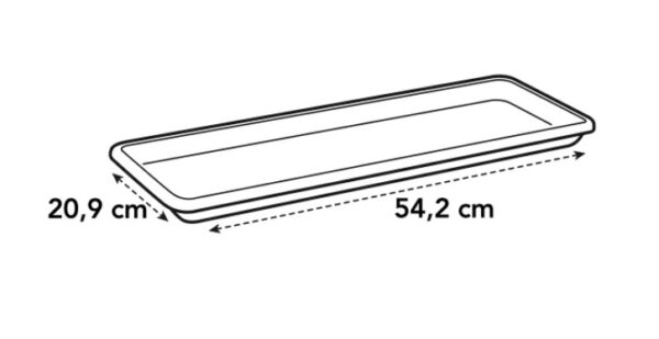 Rõdukasti alus Barcelona XL 60cm hall