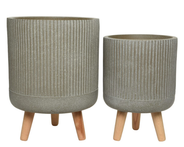 Õuepott Logan 30xh30,5cm taupe