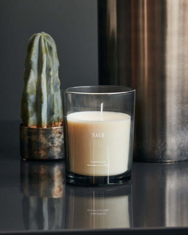 Lõhnaküünal Sage sinine d9cm