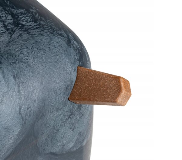 Lillepott Gracia jalgadel 39x39x h27cm antratsiit