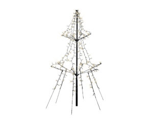 Kuusk metallist h135x d75cm 240LED soe valge IP44