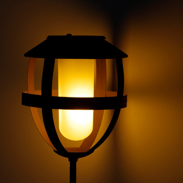 Solarvalgusti tõrvik d13x h80cm pruun