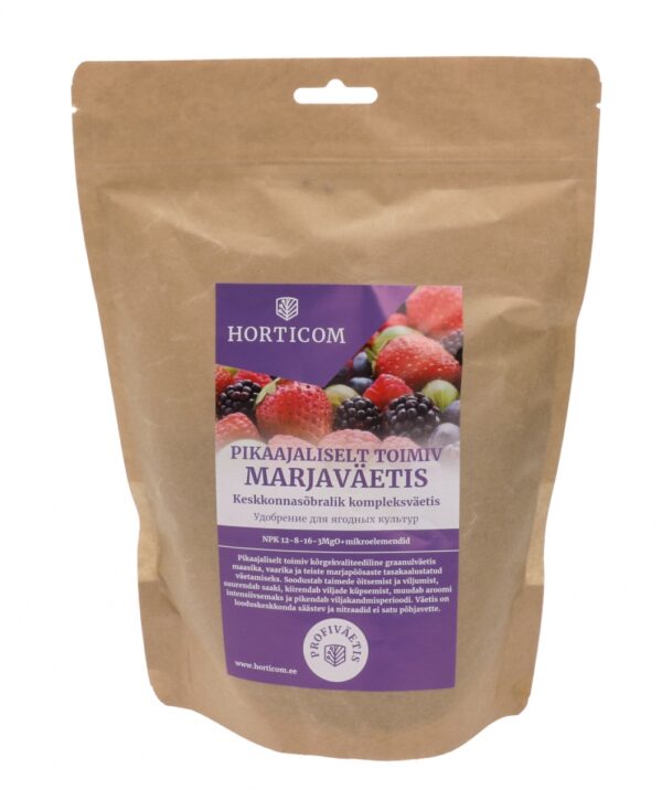 Horticom pikaajaliselt toimiv marjaväetis 1kg