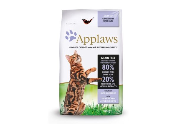 Applaws kuivtoit kassile kana ja pardiga, 0,4kg