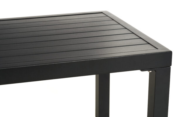 Aiamööbli komplekt Piazza must/tumehall