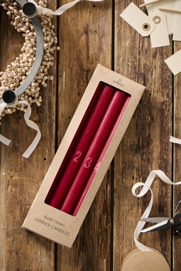 Advendiküünlad 4tk/pk punane d2,2x h29cm