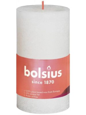 Bolsius küünal Rustik Shine 100/50 pärlvalge