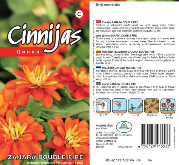 Pruudisõlg 'Zahara Double Fire'