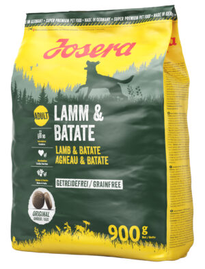 Josera kuivtoit Lamb&Batate täiskasvanud koertele, 900g