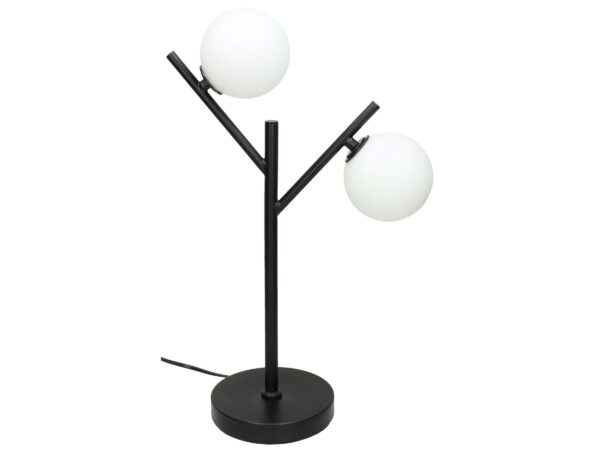 Laualamp must-valge 32x15x48cm