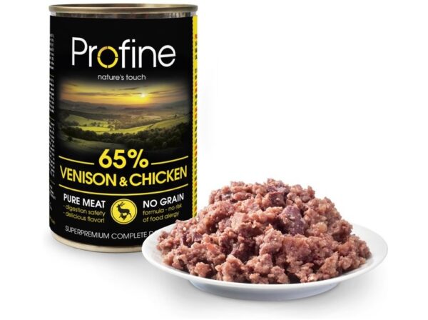 Profine konserv Venison & Chicken koertele 400g