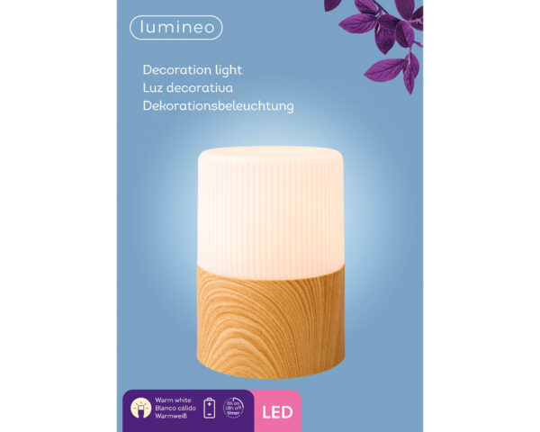 LED lauavalgusti 15x21cm 3LED patareiga