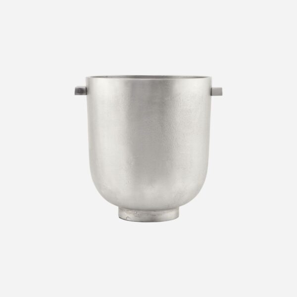 Lillepott Foem, Raw aluminium 28x25cm