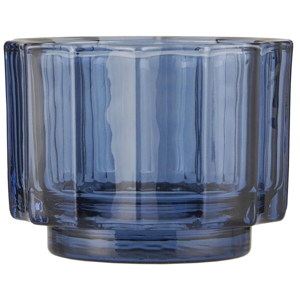 Küünlahoidja h7cm, d9.2cm sinine