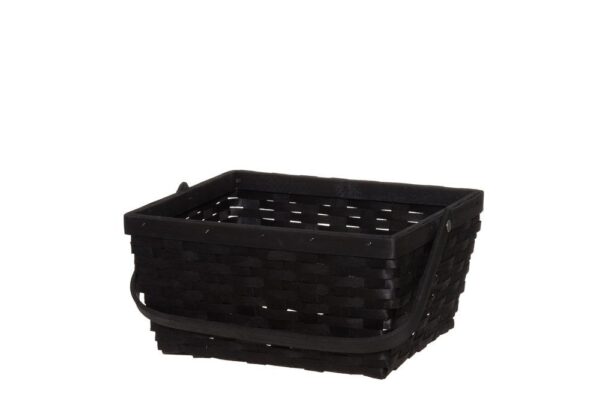 Korv käepidemega 28x14x23,5cm must