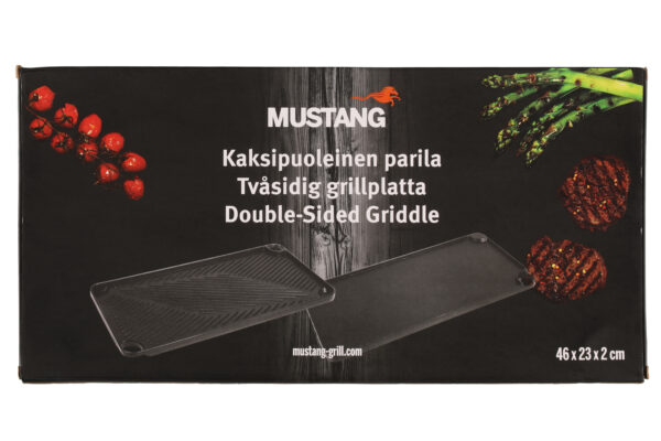 Grillimisplaat kahepoolne 46x23cm