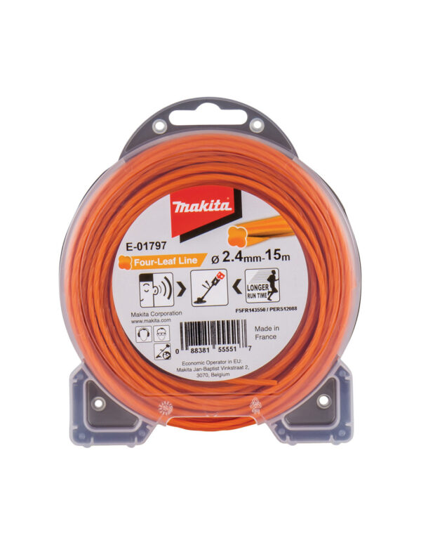 Trimmerijõhv 2,4MM X 15M; ristikheina kujulise lõikepinnaga