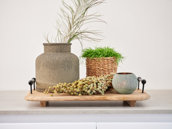 Punutud korv Ido kile sisuga 13x15cm pru