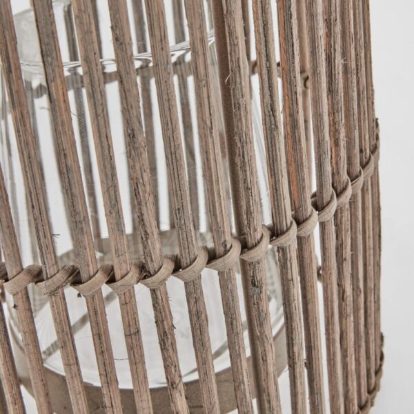 Latern Noralle d27x h51cm pruun