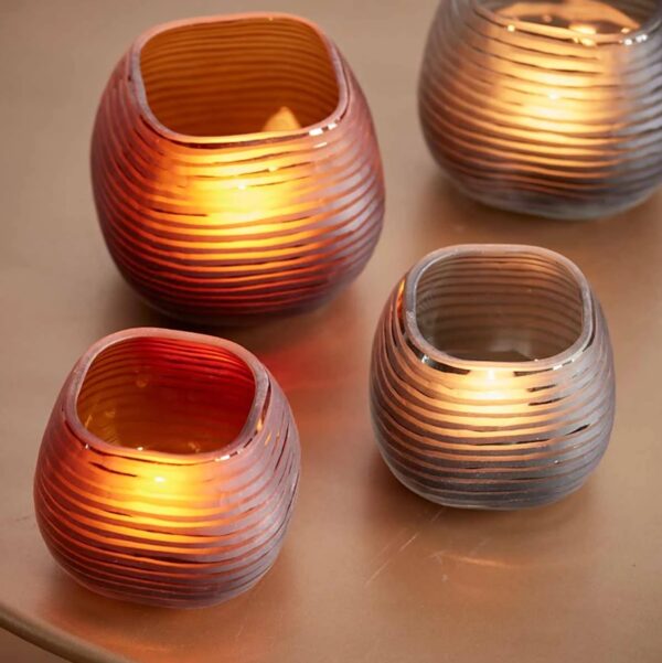 Küünlahoidja Fem suitsuhall 13cm