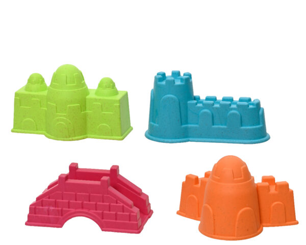 Liivakastimängusasjad majad ja sild 4tk/pk