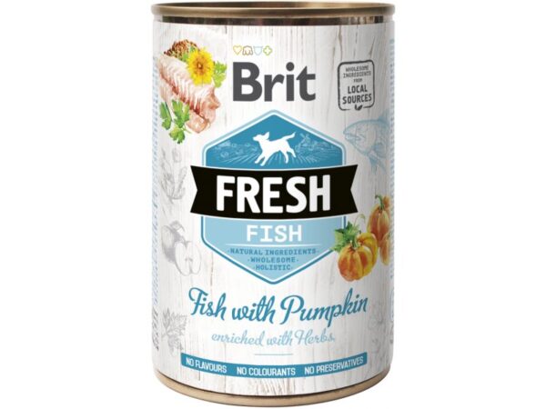 Brit Fresh Fish with Pumpkin konserv 400g