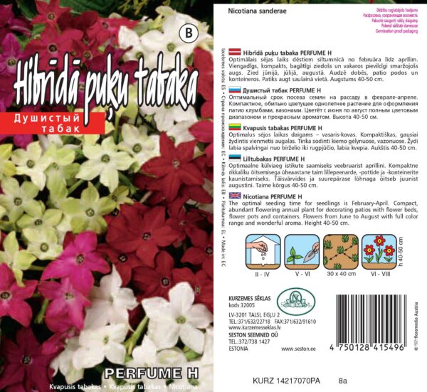 Sanderi tubakas 'Perfume H'