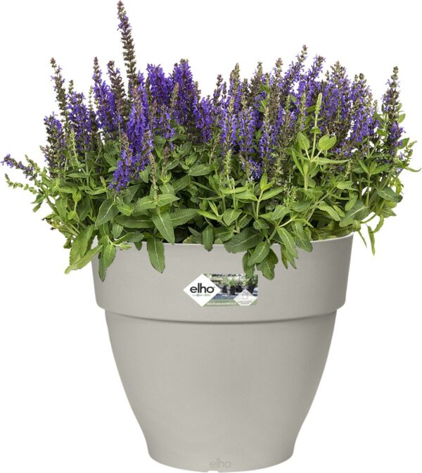 Lillepott Vibia Campana ümar Ø20x H17cm kreemikas valge