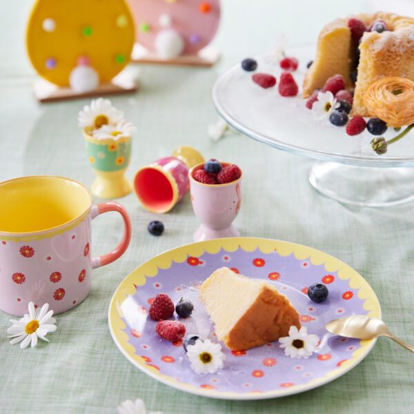 Kruus lilled ja jänesed 9,7x8,2x h8,4cm erinevad