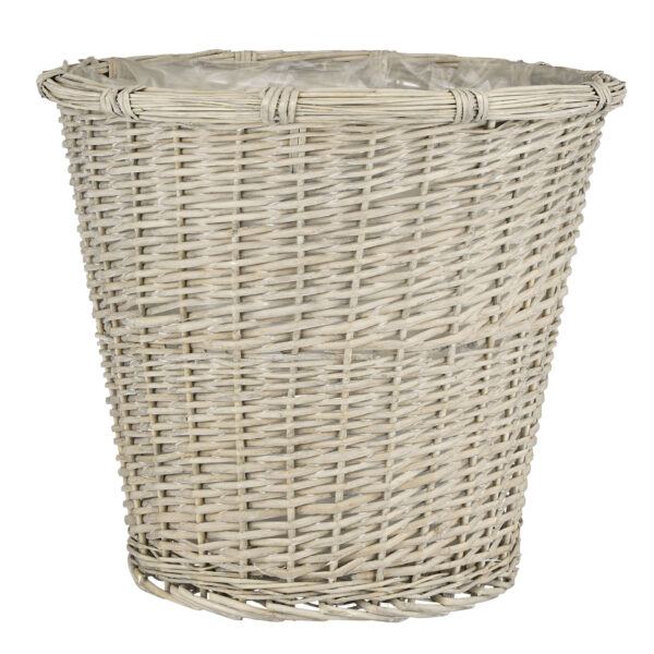 Punutud korv Delta kile sisuga d55x h48cm hall