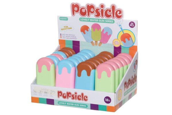 Veepüstol jäätis 6,5x2,5x h13,5cm mix