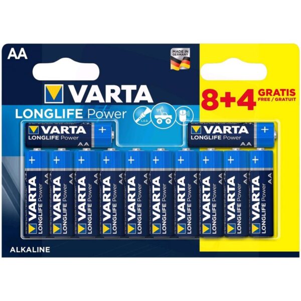 Patarei Varta High Energy AA 12tk