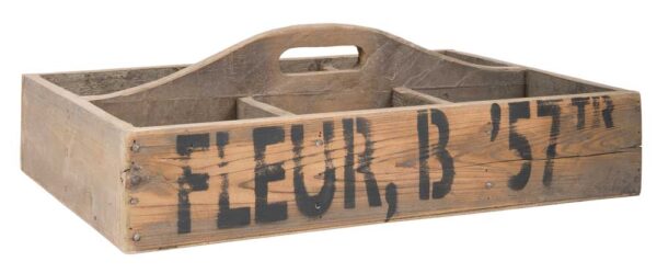 Puitkast 6 vahega FLEUR 37x54x10cm