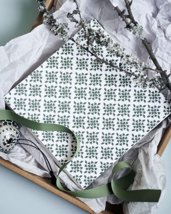 Salvrätik Bouquet 20x20cm 40tk roheline