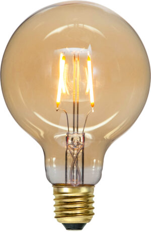 Elektripirn LED E27 G95 plain amber