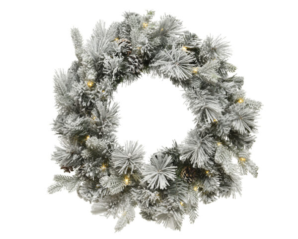 Jõulupärg lumine Lausanne, 40 LED d50x h10cm