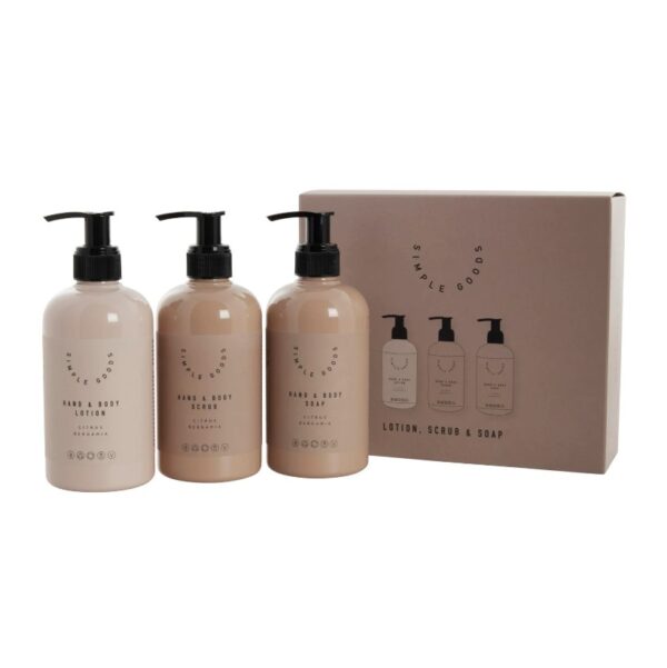 Kinkekomplekt Care kehakoorija, seep ja kreem