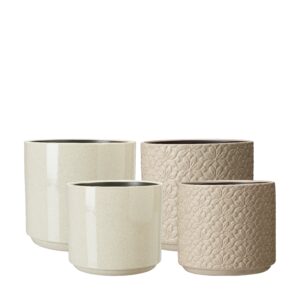 Lillepott Lydia Ø17x h15cm valge