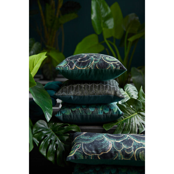 Dekoratiivpadi Juska 45x45cm t.roheline
