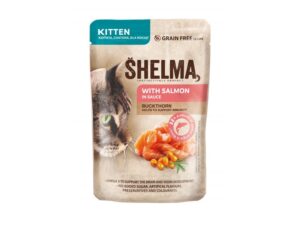 Shelma kitten pouch salmon/buchthorn 85g