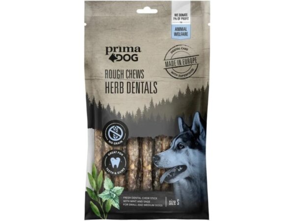 PrimaDog ürtidega hambahoolduskont S 12cm,100g