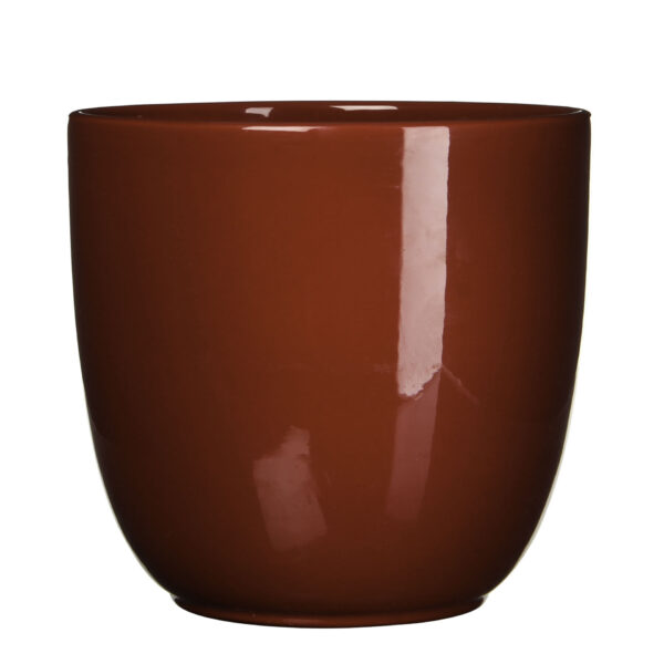 Lillepott Tusca Ø35x H32cm tumepunane