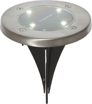 Solarvalgusti 11,5cm 4 LED 3tk/kmpl