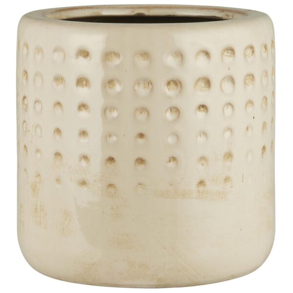 Lillepott Frida Ø15x h15,5cm kreem