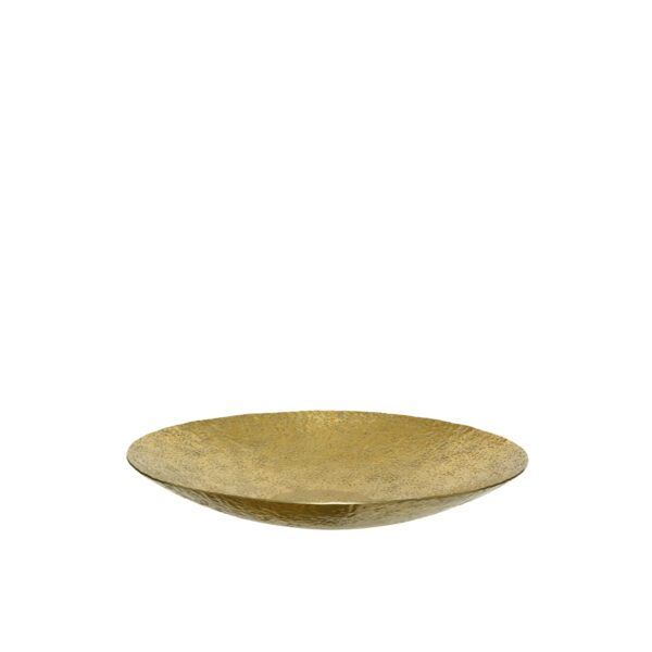 Deko kauss d44x h6.50cm kuldne