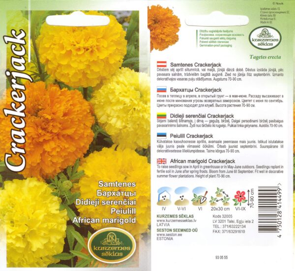 Kõrge peiulill segu Crackerjack